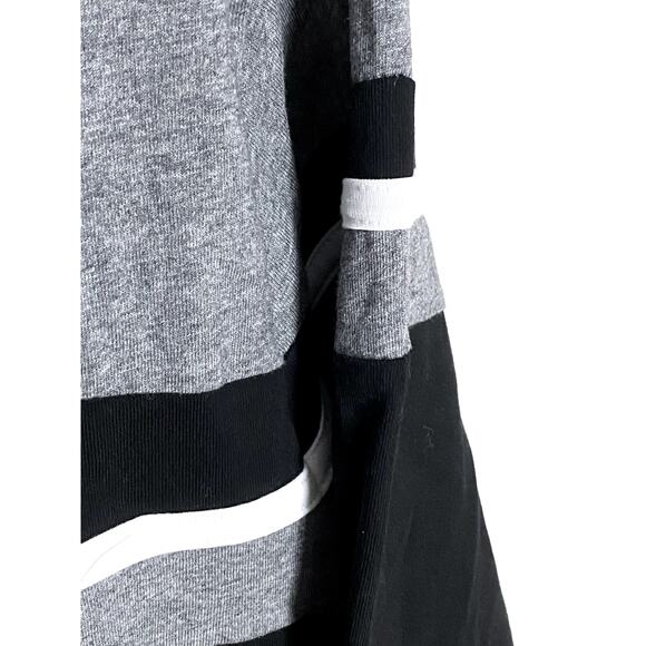 Scott James England Henley Pullover Sweater Hoodie Men L Colorblock Striped NWT - Picture 4 of 11